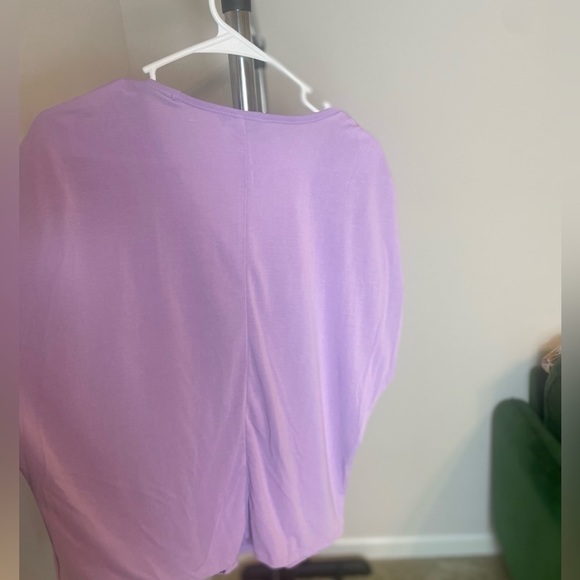 Women’s Simply Vera Wang Ruched-Shoulder Dolman Tee - Picture 7 of 7